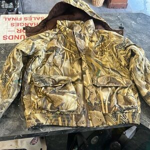 Ducks Unlimited Whitewater Outdoors Boys Hunting Jacket wetlands camo XL
